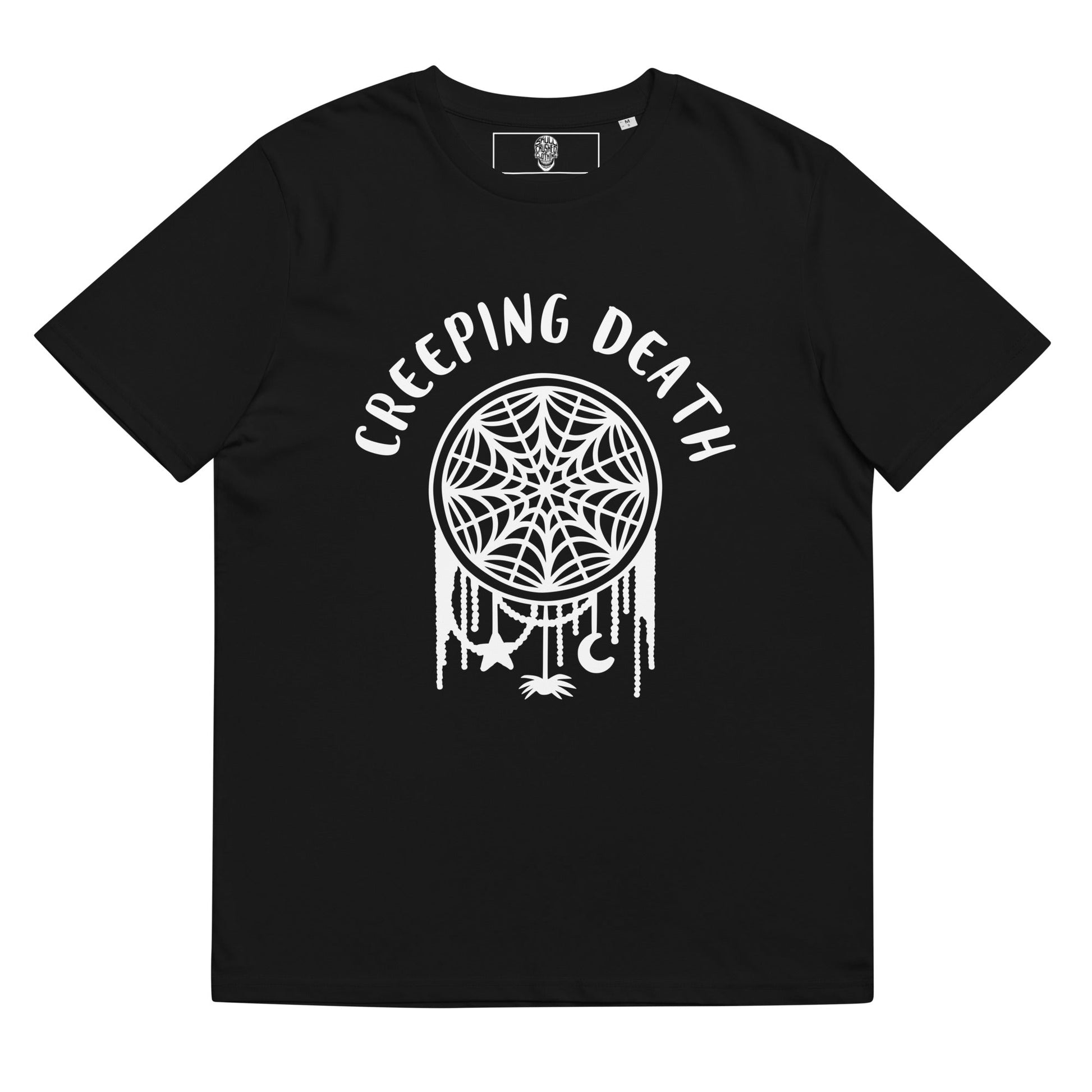 Creeping Death Unisex Organic Cotton T-Shirt - Skull Crushed Clothing
