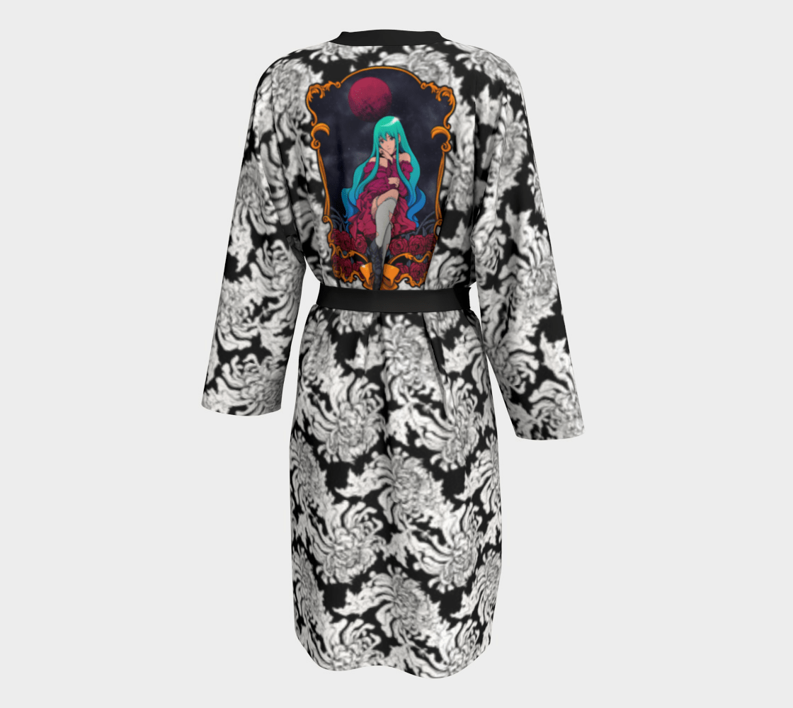 Crimson Duality Peignoir - Skull Crushed Clothing