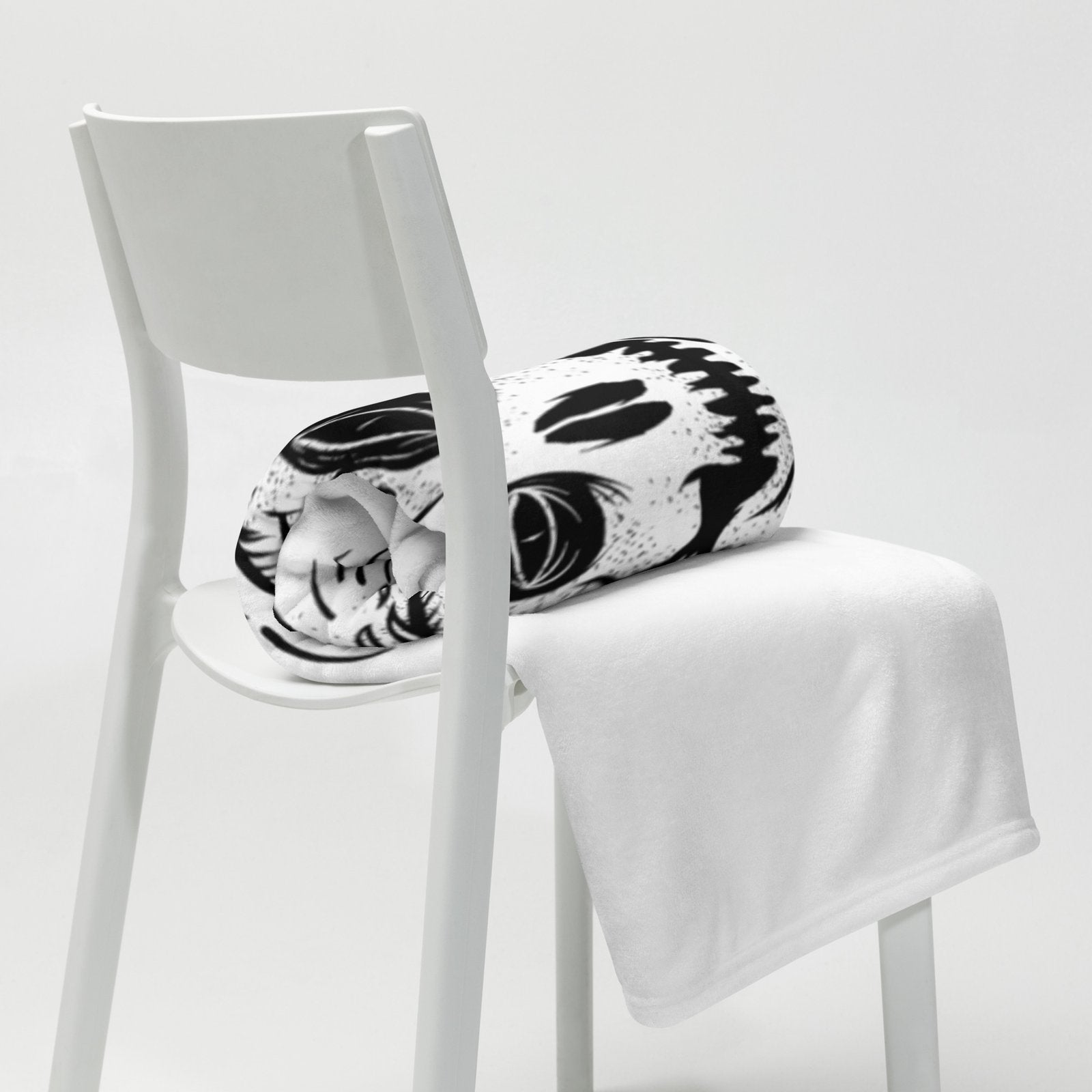 Death Is Your Fate Throw Blanket - Skull Crushed Clothing