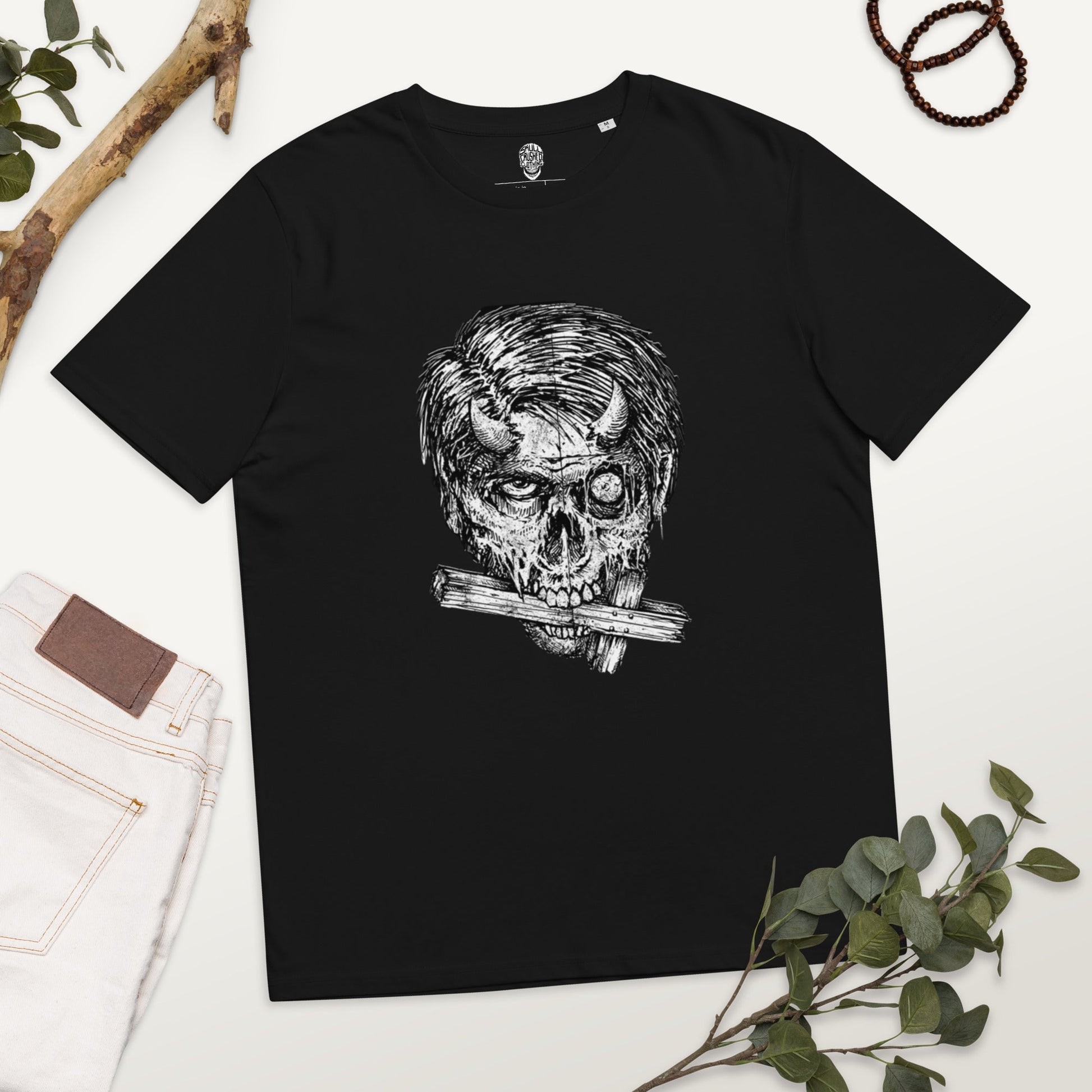 Demon Zombie Graphic T-Shirt - Skull Crushed Clothing