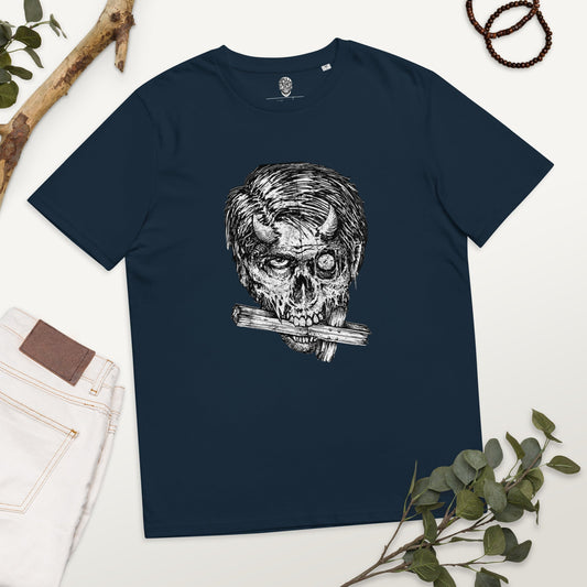 Demon Zombie Graphic T-Shirt – Organic Alt. Streetwear - Skull Crushed Clothing