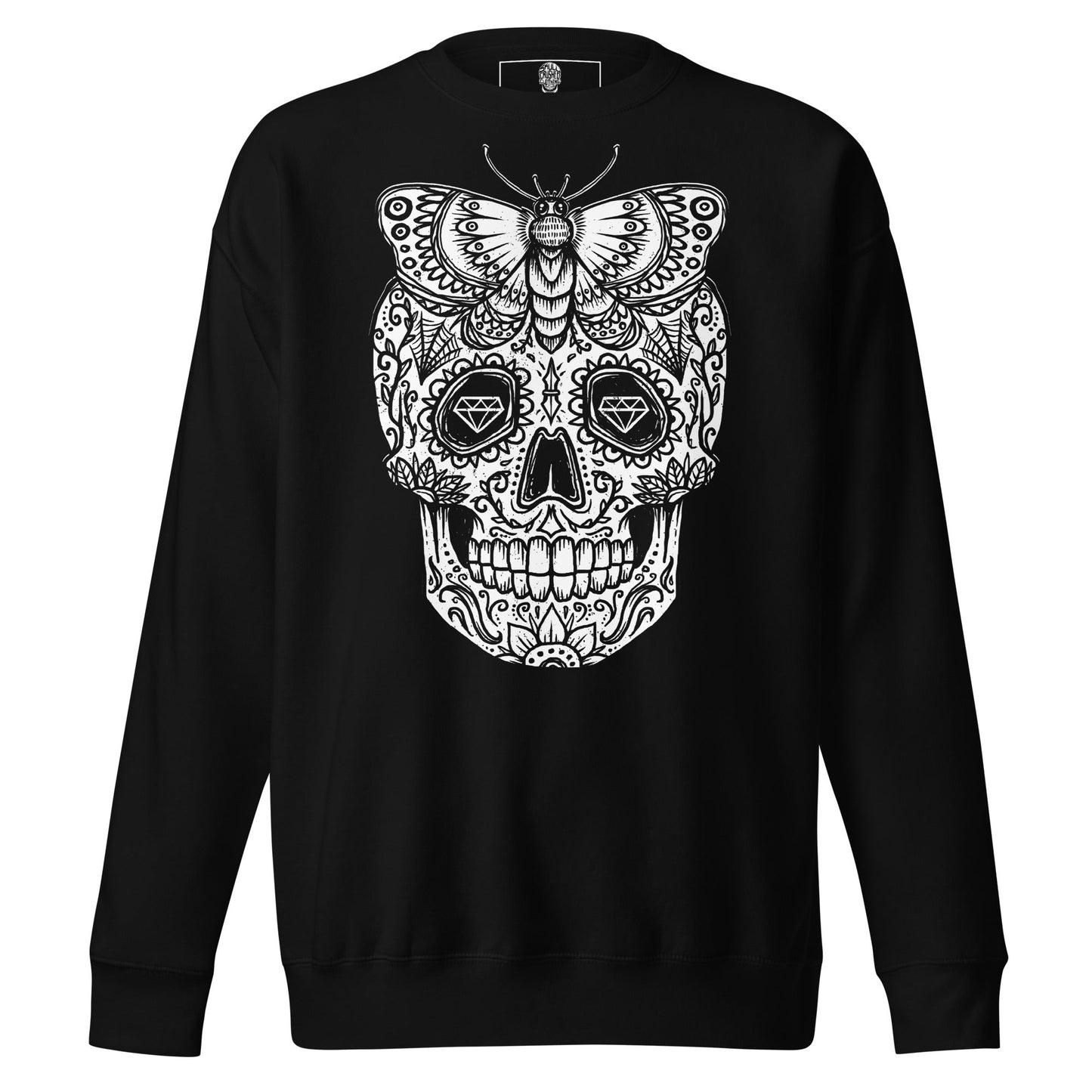 Diamond Butterfly Premium Sweatshirt - Skull Crushed Clothing