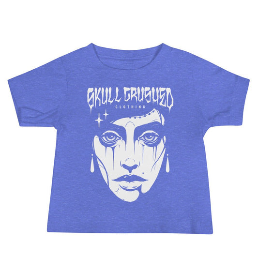 Lady Noir Baby T-Shirt – Alternative Infant Cotton Tee - Skull Crushed Clothing