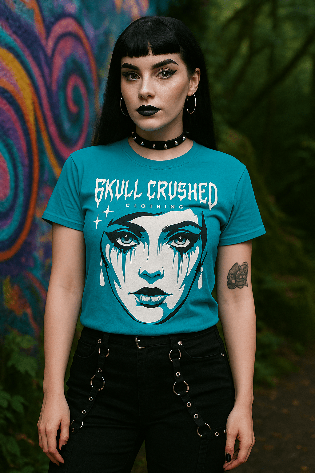 Lady Noir T-Shirt - Skull Crushed Clothing