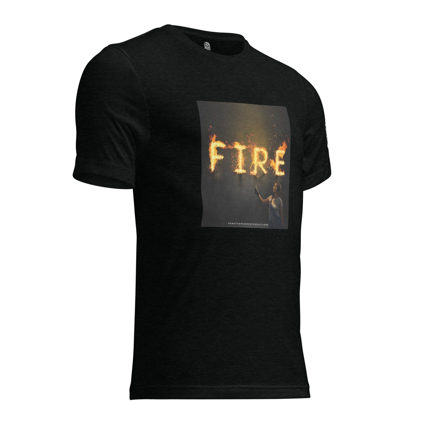 SCC x Remote Drummer 'Fire' Short Sleeve T-Shirt - Skull Crushed Clothing