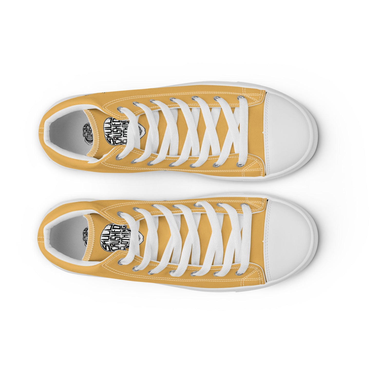 Julieta Women’s High Top Canvas Trainers (Gold Edition)