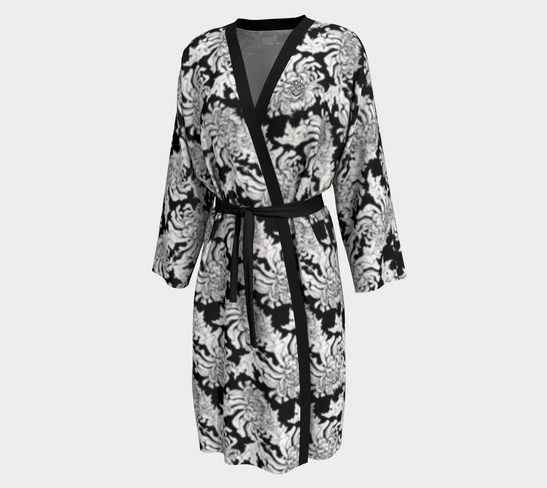 Crimson Duality Peignoir - Skull Crushed Clothing