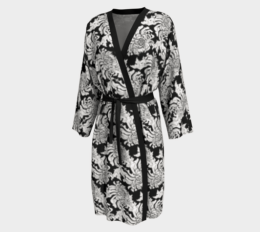 Crimson Duality Peignoir - Skull Crushed Clothing