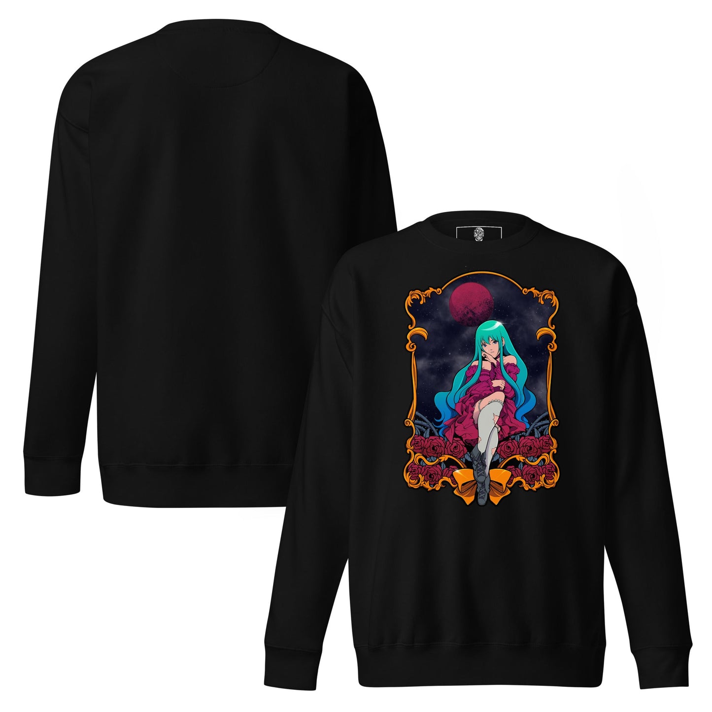 Crimson Duality Sweatshirt - Skull Crushed Clothing