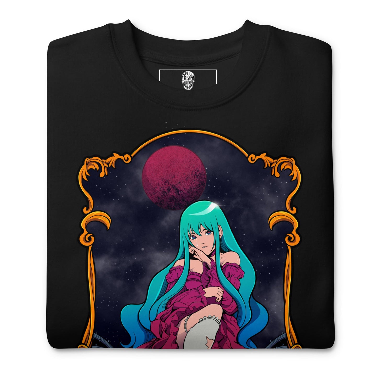 Crimson Duality Sweatshirt - Skull Crushed Clothing