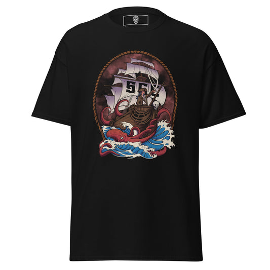 Pirates Mutiny Classic Tee – Skull & Kraken Streetwear T-Shirt - Skull Crushed Clothing
