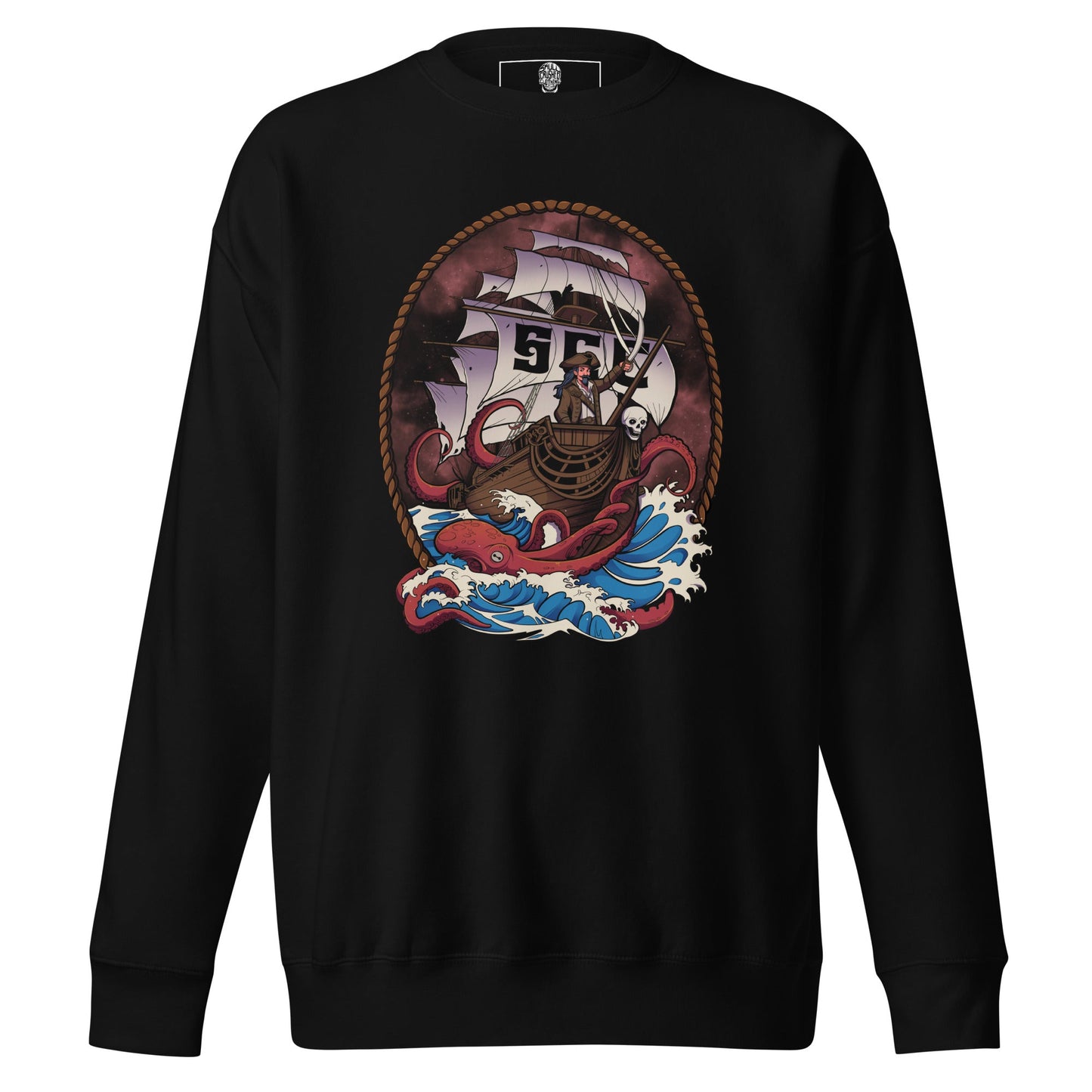 Pirates Mutiny Premium Sweatshirt – Skull Pirate Streetwear Jumper - Skull Crushed Clothing
