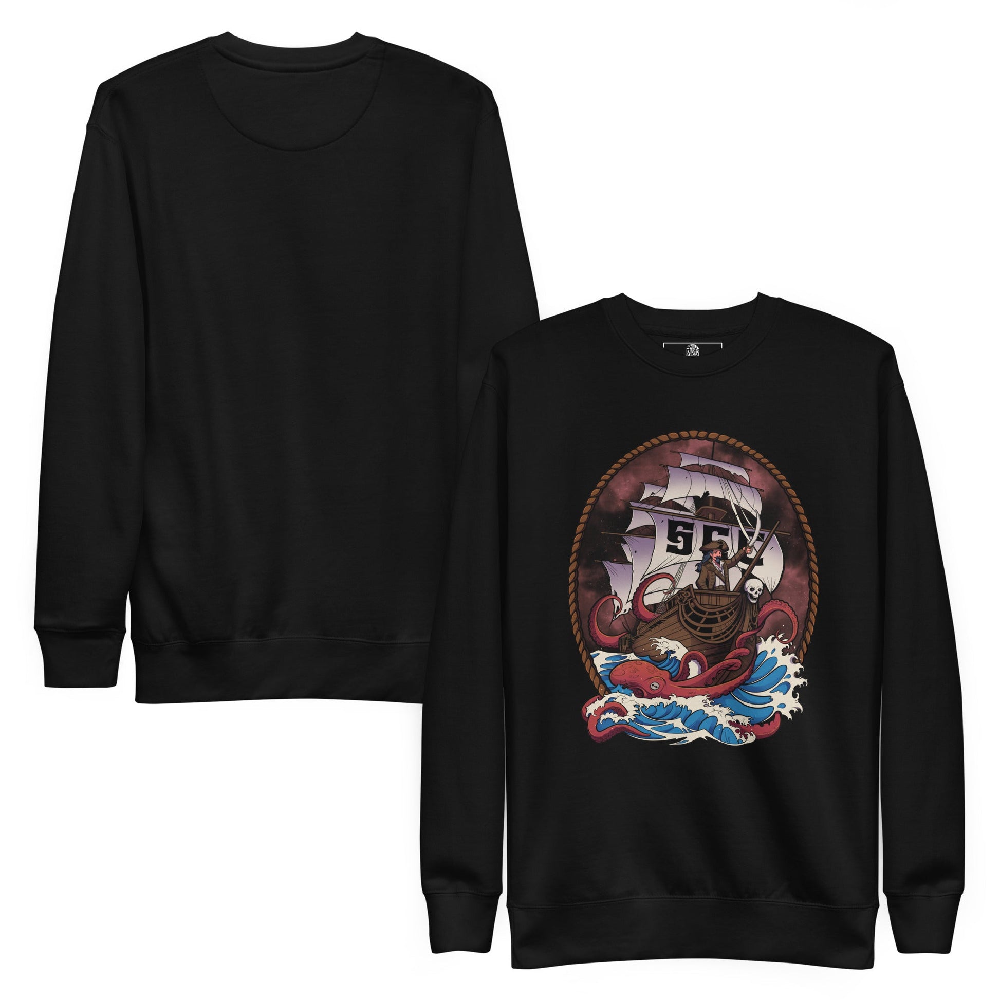 Pirates Mutiny Premium Sweatshirt – Skull Pirate Streetwear Jumper - Skull Crushed Clothing