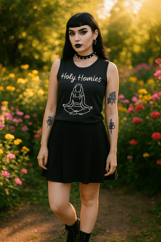 SCC x Holy_Yogi Holy Homies Yoga Tank Top - Skull Crushed Clothing