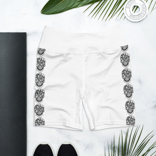 Skull Yoga Shorts - Skull Crushed Clothing